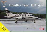 Handley Page HP.137 1:72, PLASTIC MODEL KIT.