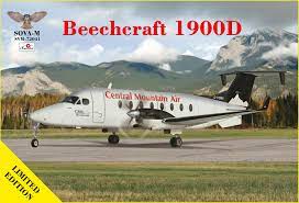Beechcraft 1900D ( Central Mountain Air) 1:72, PLASTIC MODEL KIT.