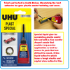 UHU ALLPLAST BLISTERPACK WITH FINE NEEDLE NOZZLE 33 ML/30G