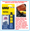 UHU TEXTILE BLISTERPACK 20 G / 19 ML