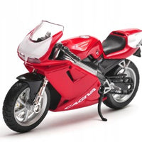 CAGIVA MITO 125 RED   1/18, DIECAST MOTORBIKE, COLLECTABLE MOTORCYCLE.