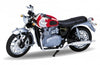 TRIUMPH BONNEVILLE T100 RED 2002 1/18, DIECAST MOTORBIKE, COLLECTABLE MOTORCYCLE.