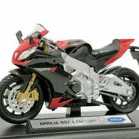 APRILIA RSV 4 FACTORY RED/BLACK  1/18