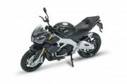APRILIA TUONO V4 BLACK  1/18, DIECAST MOTORBIKE, COLLECTABLE MOTORCYCLE.