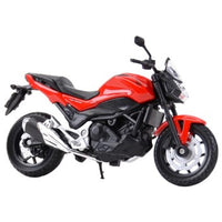 HONDA NC750S RED 2018 1/18, DIECAST MOTORBIKE, COLLECTABLE MOTORCYCLE.