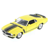 FORD MUSTANG BOSS 302 YELLOW 1970 1/24