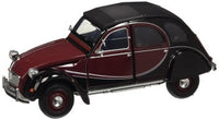 CITROEN 2CV 6 CHARLESTON  BROWN/RED  1/24, DIECAST CAR, COLLECTABLE CAR.