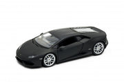 "LAMBORGHINI HURACAN COUPE   MATT BLACK  1/24"