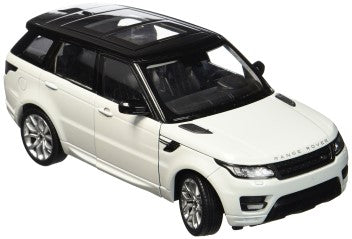 LAND ROVER RANGE ROVER SPORT  WHITE  1/24, DIECAST CAR, COLLECTABLE CAR.