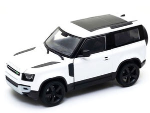 LAND ROVER DEFENDER CREAM 2020 1/24, DIECAST CAR, COLLECTABLE CAR.