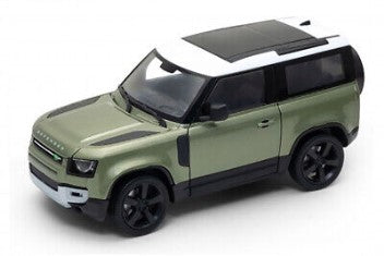 LAND ROVER DEFENDER GREEN 2020 1/24, DIECAST CAR, COLLECTABLE CAR.