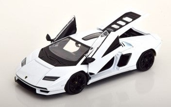 LAMBORGHINI COUNTACH LPI 800-4  WHITE  1/24, DIECAST CAR, COLLECTABLE CAR.