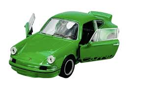 PORSCHE  CARRERA RS PULLBACK  GREEN 1973 1/35