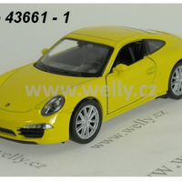 PORSCHE 911 CARRERA S PULLBACK  YELLOW  1/35