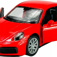 PORSCHE 911 CARRERA 4S PULLBACK  RED  1/35