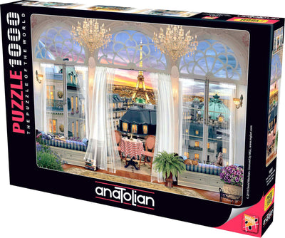 PARIS ROOF TERRACE 1000 PIECES,JIGSAW PUZZLE,ADULT PUZZLES, ANATOLIAN