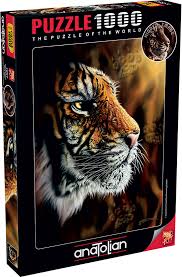 WILD TIGER 1000 PIECES,JIGSAW PUZZLE,ADULT PUZZLES, ANATOLIAN