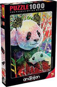 RAINBOW PANDA 1000 PIECES,JIGSAW PUZZLE,ADULT PUZZLES, ANATOLIAN