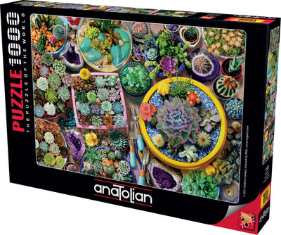 CACTI POTS 1000 PIECES,JIGSAW PUZZLE,ADULT PUZZLES, ANATOLIAN