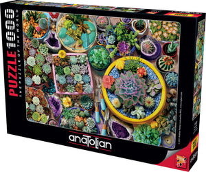 CACTI POTS 1000 PIECES,JIGSAW PUZZLE,ADULT PUZZLES, ANATOLIAN