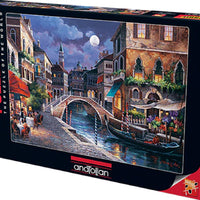 STREET OF VENEDIK II  1000 PIECES,JIGSAW PUZZLE,ADULT PUZZLES, ANATOLIAN
