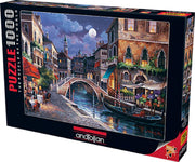 STREET OF VENEDIK II  1000 PIECES,JIGSAW PUZZLE,ADULT PUZZLES, ANATOLIAN