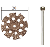 TUNGSTEN CARBIDE CUTTING DISKS 20 MM DIA INCL ARBOR, ARTS AND CRAFTS, MINIATURE MODEL BUILDING, PROXXON ACCESSORIES