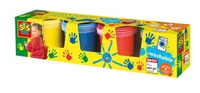 FINGERPAINT 4 COLOURS X 150ML EDUCATIONAL,TEACHER HOME SCHOOL, LEARNING