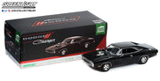 DODGE CHARGER ARTISAN COLL W/BLOWN ENGINE BLACK 1970 1/18