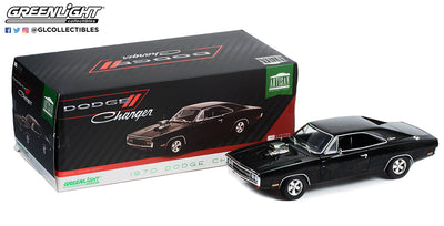 DODGE CHARGER ARTISAN COLL W/BLOWN ENGINE BLACK 1970 1/18, DIECAST COLLECTABLES