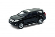 TOYOTA LAND CRUISER PRADO BLACK PULLBACK 2010 1/34 - morethandiecast.co.za