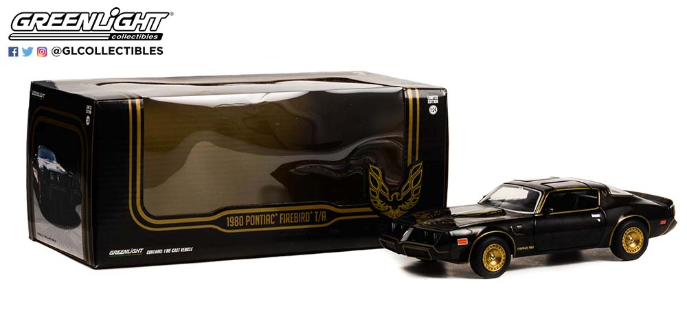 PONTIAC FIREBIRD TRANS AM TURBO 4.9L W/GOLD EAGLE 1/24, DIECAST COLLECTABLES