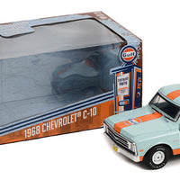 CHEV C-10 RUNN ON EMPTY W/CAMPER SHELL GULF OIL '68