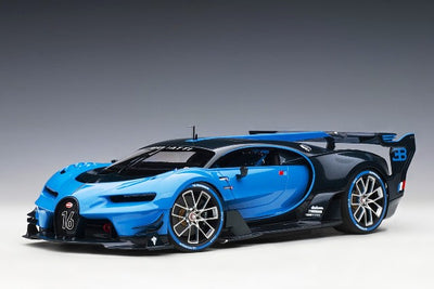 1:18 BUGATTI VISION GRAN TURISMO LIGHT BLUE/CARBON AUTO ART