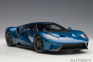 FORD GT LIQUID BLUE 2017 1/18