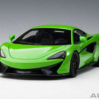 MCLAREN 570S MANTIS GREEN/BLACK WHEELS 1/18