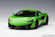 MCLAREN 570S MANTIS GREEN/BLACK WHEELS 1/18