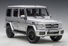 MERCEDES- BENZ AMG G63 2017 SILVER 1/18