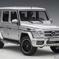 MERCEDES- BENZ AMG G63 2017 SILVER 1/18