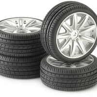 Tire & Rim Set - For 1/10 Radio control Car - morethandiecast.co.za