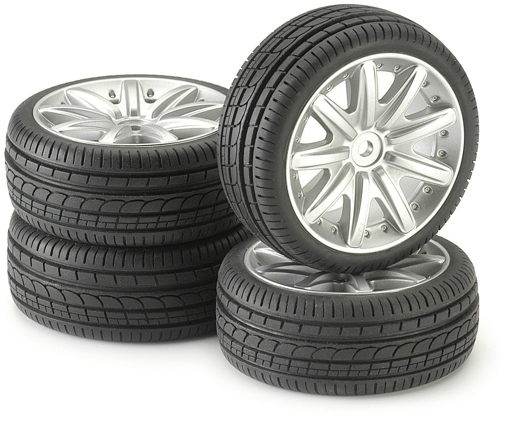 Tire & Rim Set - For 1/10 Radio control Car - morethandiecast.co.za