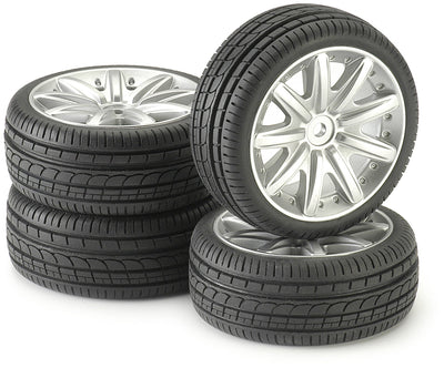 Tire & Rim Set - For 1/10 Radio control Car - morethandiecast.co.za