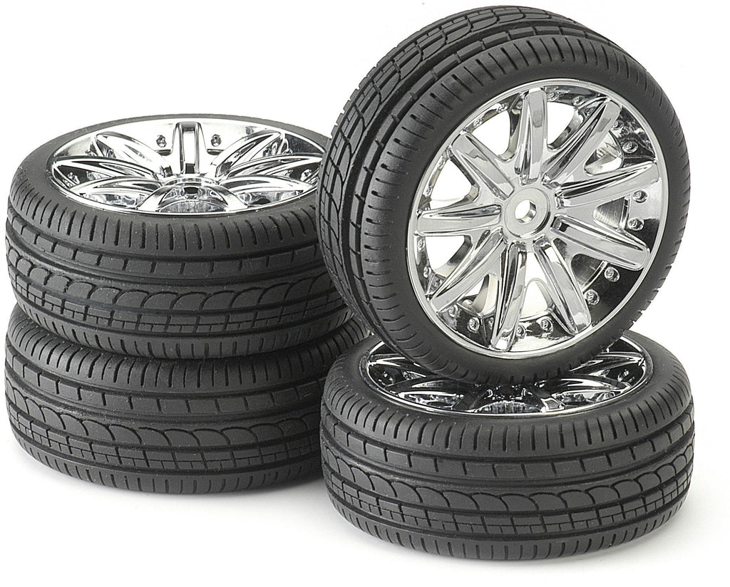 Tire & Rim Set - For 1/10 RC Car - morethandiecast.co.za