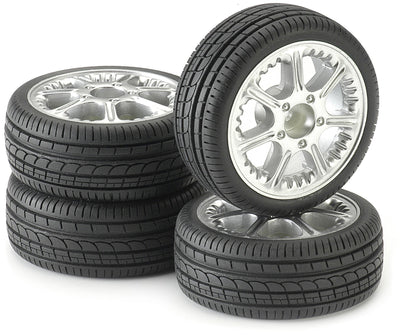 Tire & Rim Set - For 1/10 Radio control Car - morethandiecast.co.za