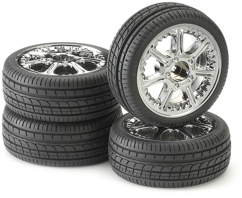 Tire & Rim Set - For 1/10 Radio control Car - morethandiecast.co.za