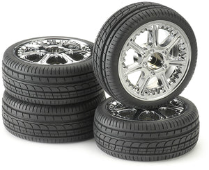 Tire & Rim Set - For 1/10 Radio control Car - morethandiecast.co.za