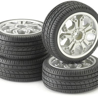 Tire & Rim Set - For 1/10 Scale radio control Car - morethandiecast.co.za