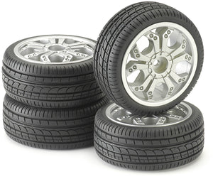 Tire & Rim Set - For 1/10 Scale radio control Car - morethandiecast.co.za