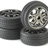 Tire & Rim Set - For 1/10 Scale Radio Control Car - morethandiecast.co.za