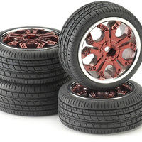 Tire & Rim Set - For 1/10 Scale Radio Control  Car - morethandiecast.co.za